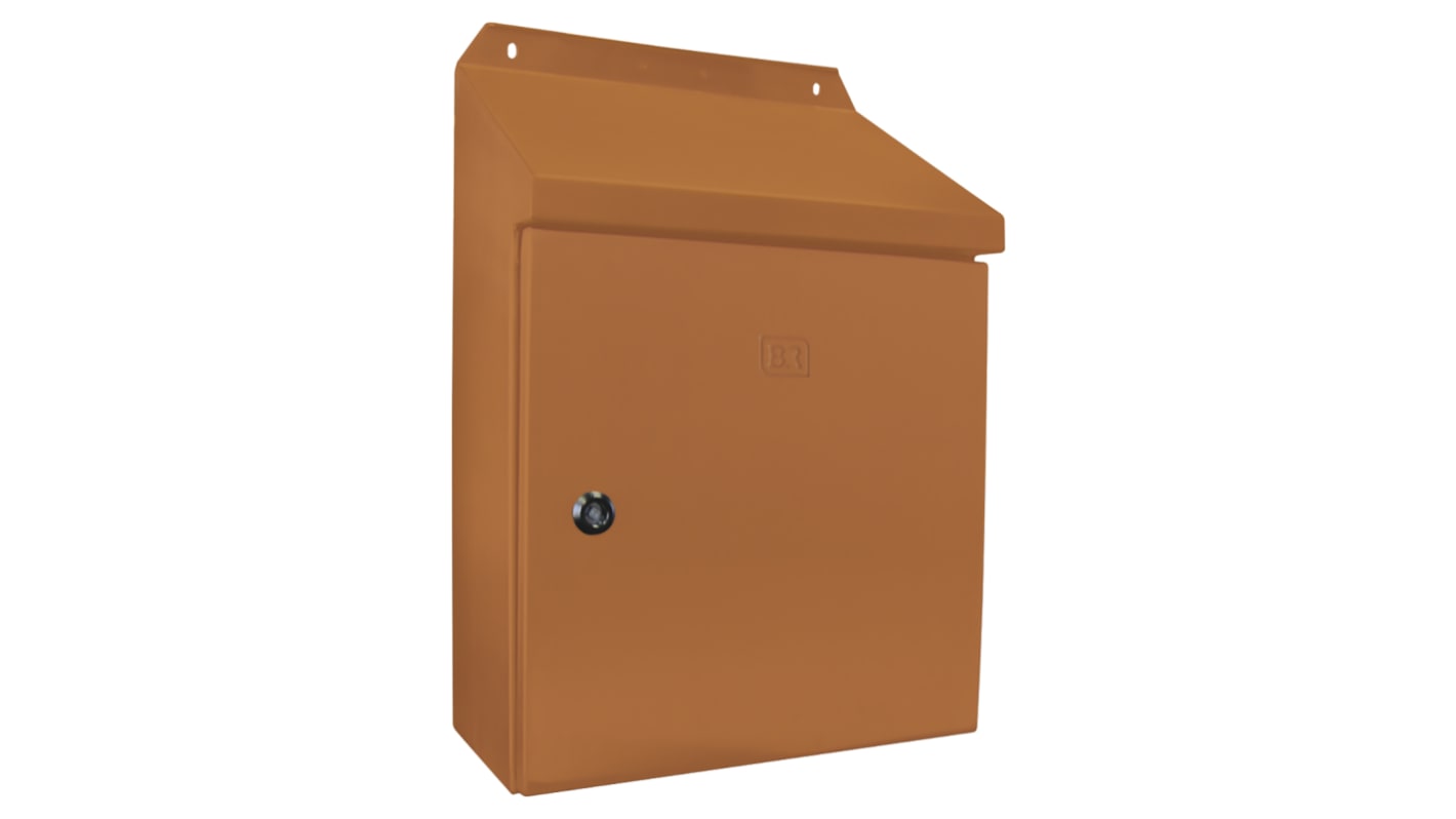 B&R Enclosures Incline SR Series 316 Stainless Steel Wall Box, IP66, 600 mm x 400 mm x 200mm
