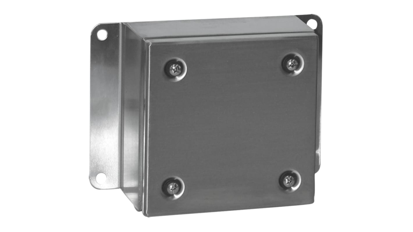 B&R Enclosures Connector TE Series Unpainted 316 Stainless Steel General Purpose Enclosure, IP66, 342 x 200 x 127mm