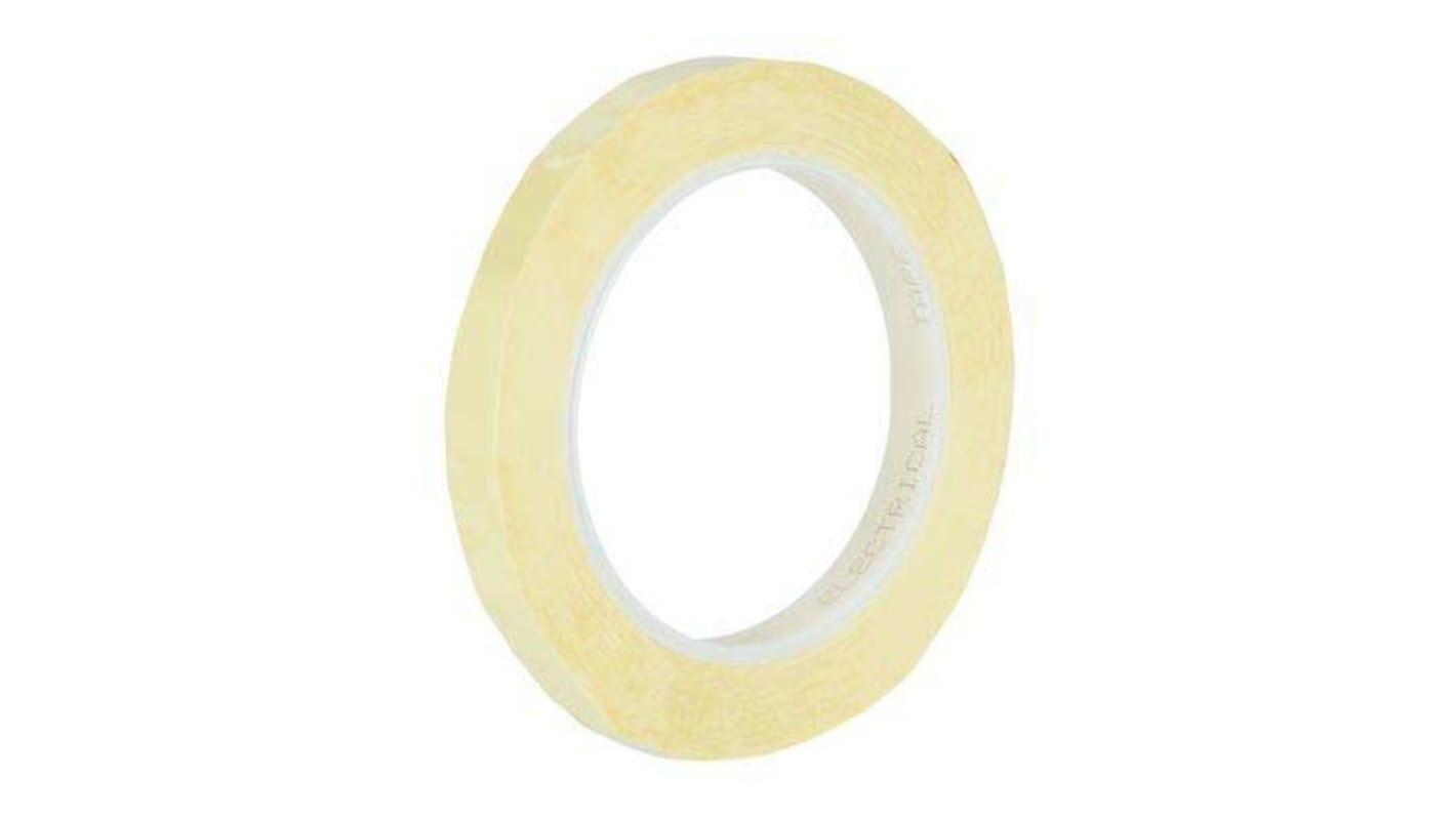 3M Scotch 1350 Yellow Polyester Film Electrical Tape, 19mm x 66m