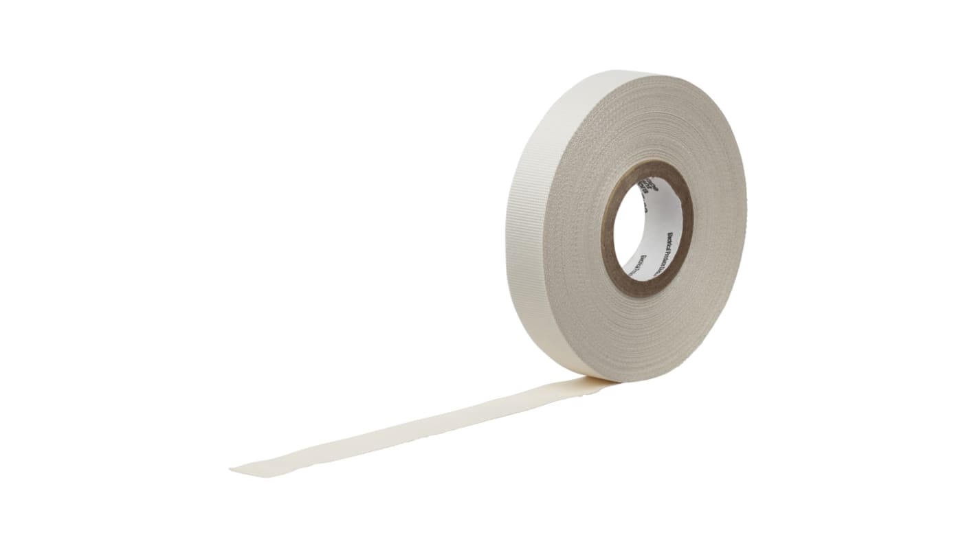 3M Scotch 27 Cloth Tape, 55m x 30mm, White, Glass Finish