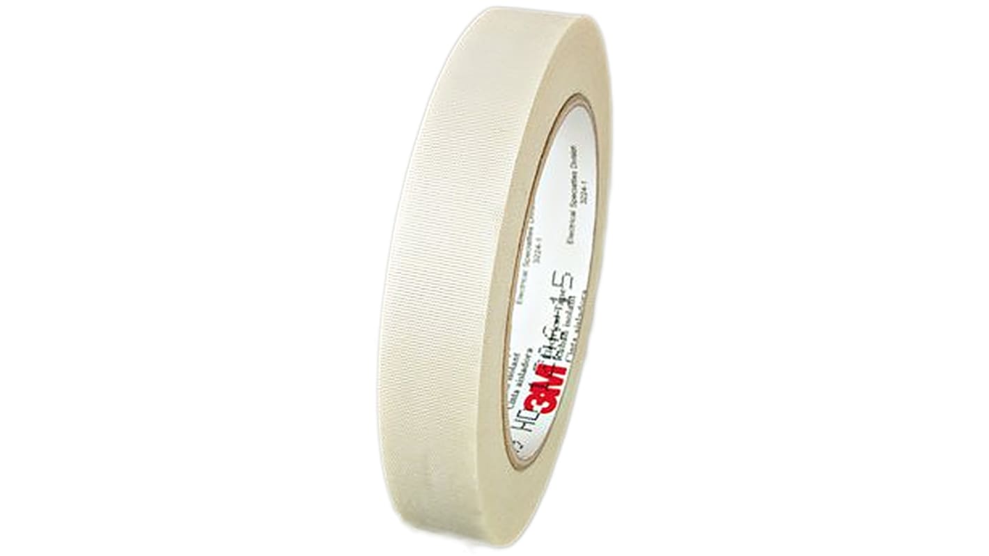 3M Scotch 69 Glasfaser-Filament Gewebeband Weiß, Stärke 0.18mm, 6mm x 33m, 0°C bis +200°C