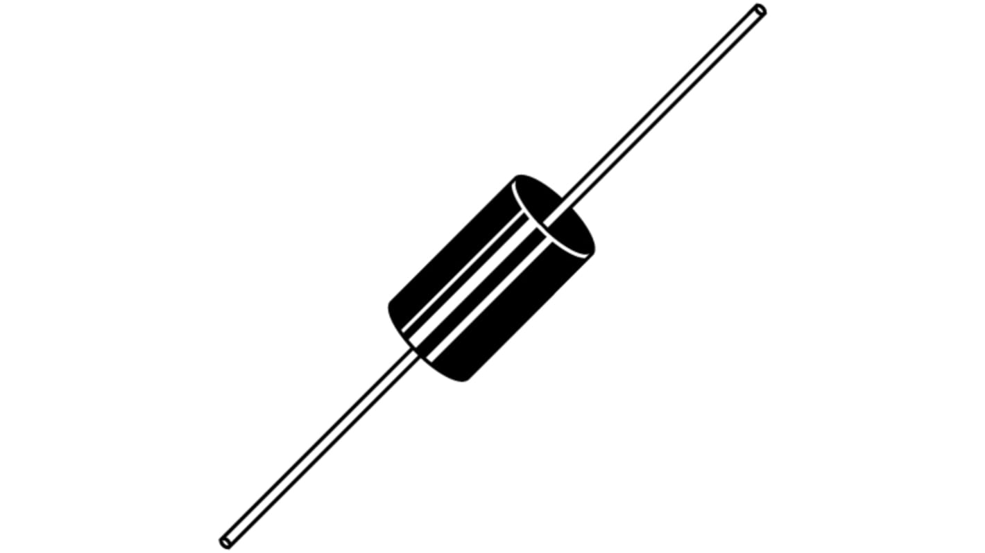 DiodesZetex THT Schottky Diode, 100V / 3A, 2-Pin DO-201AD