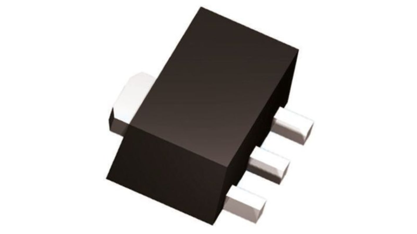 Diodes Inc ZXTN25012EZTA PNP Transistor, -6.5 A, -12 V, 3-Pin SOT-89
