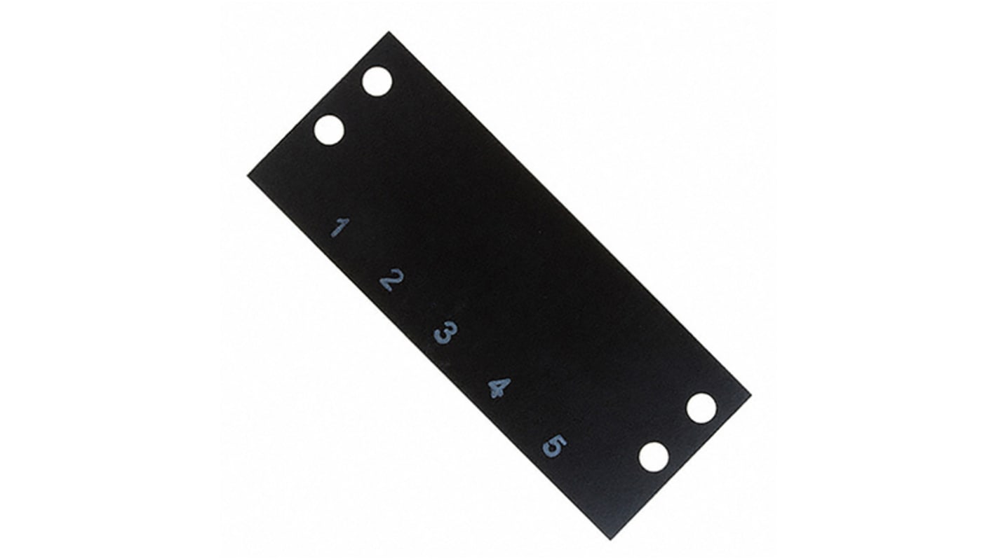 Cinch Connectors 142 Series Marker Strip for Use with 142 Series Terminal Barrier Blocks
