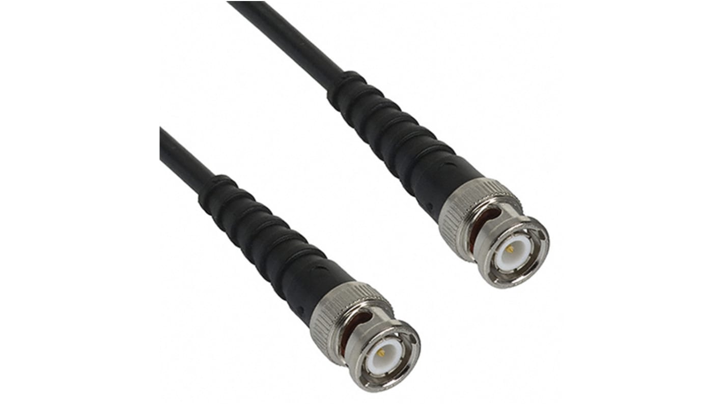 Cinch Connectors 415 Series Male BNC to Male BNC Coaxial Cable, 609.6mm, RG58 Coaxial, Terminated