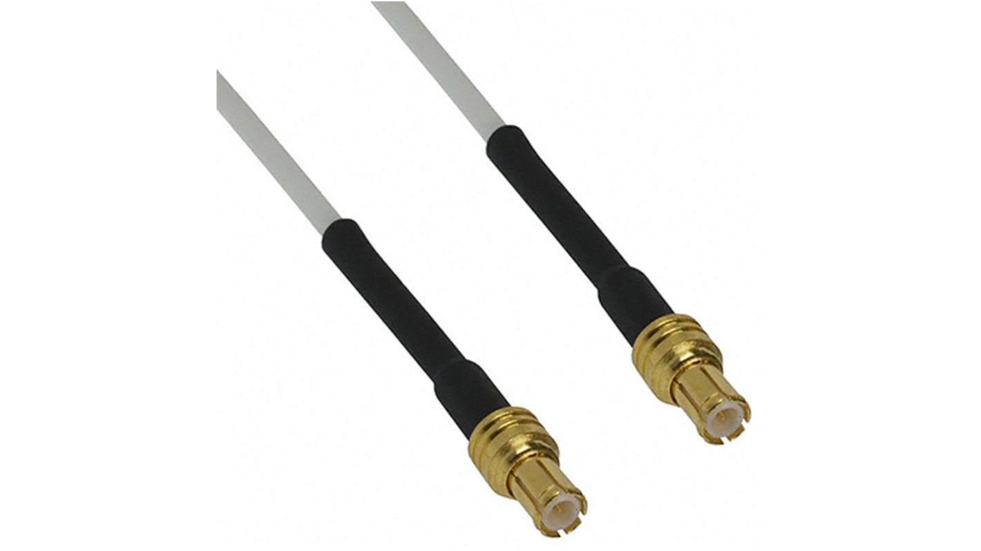 Cable coaxial RG178 Cinch, 50 Ω, con. A: MCX, Macho, con. B: MCX, Macho, long. 152.4mm