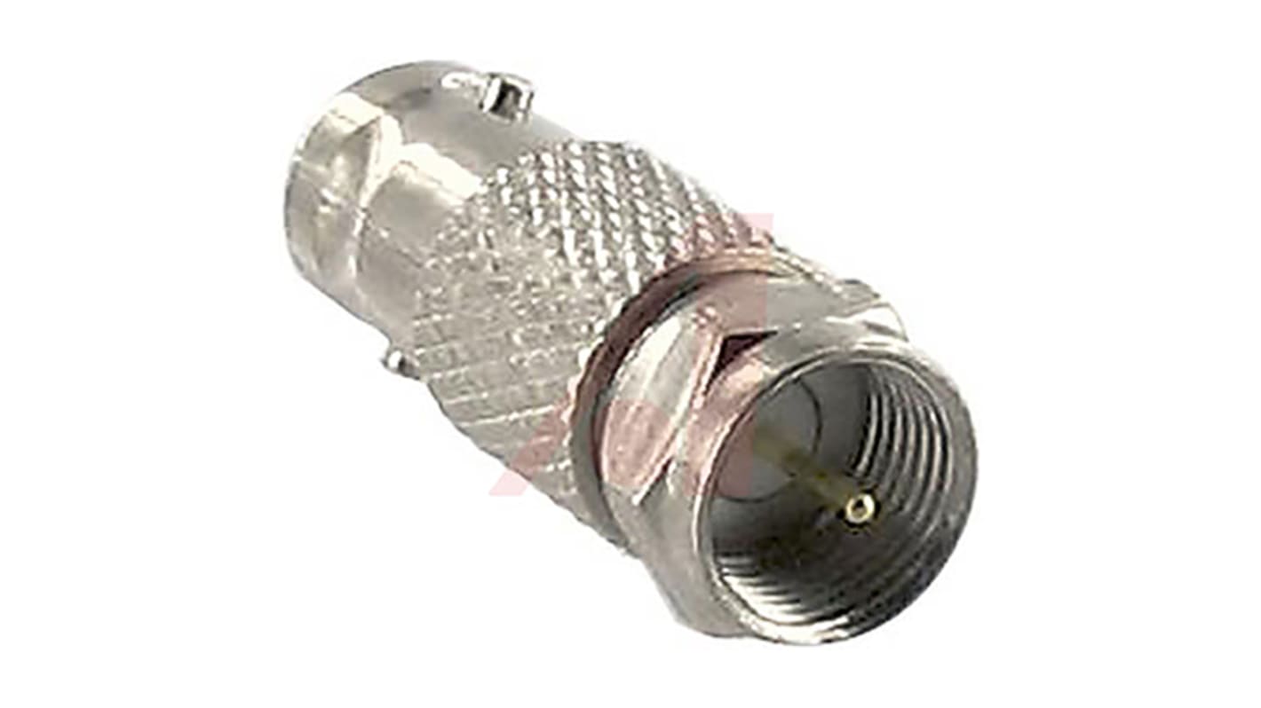 Cinch Straight 75Ω RF Adapter Type F Plug to BNC Socket 500MHz