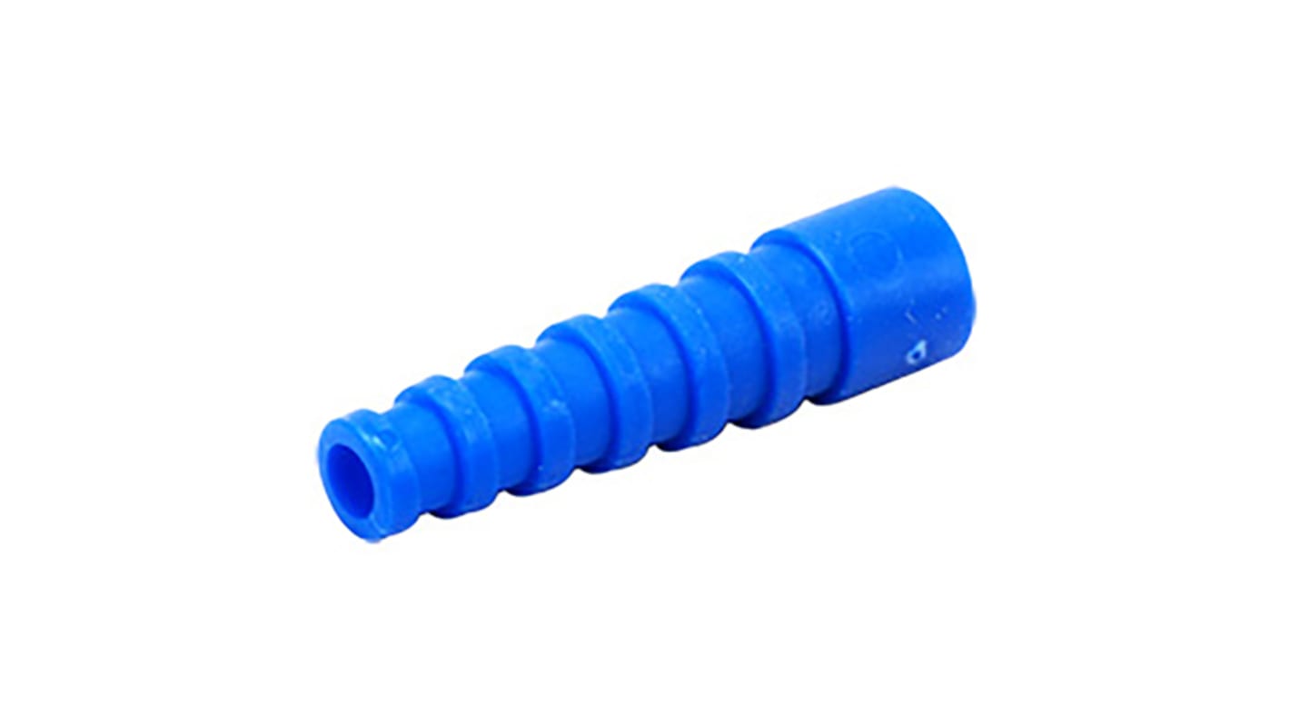 Cinch Connectors Crimpkontaktgehäuse, Koaxial, PVC, Blau