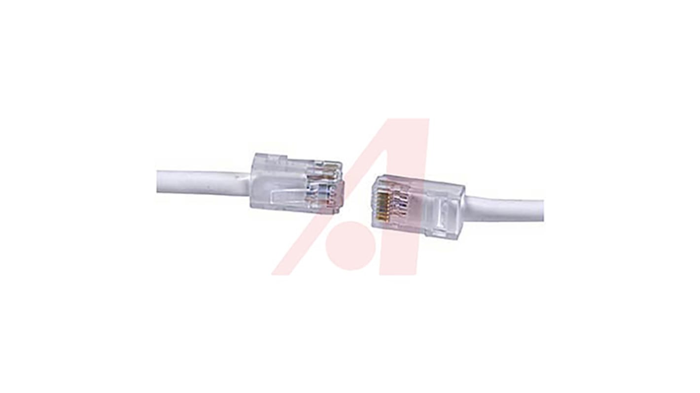 Cinch Connectors Cat5e Ethernet Cable, UTP, White, 1.52m