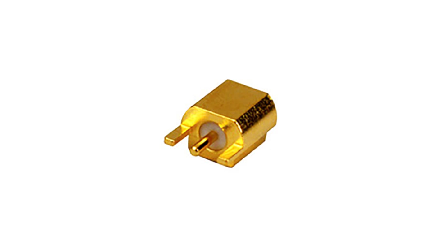 Cinch Connectors MCX Series, jack Surface Mount MCX Connector, 50Ω, Crimp Termination, Straight Body