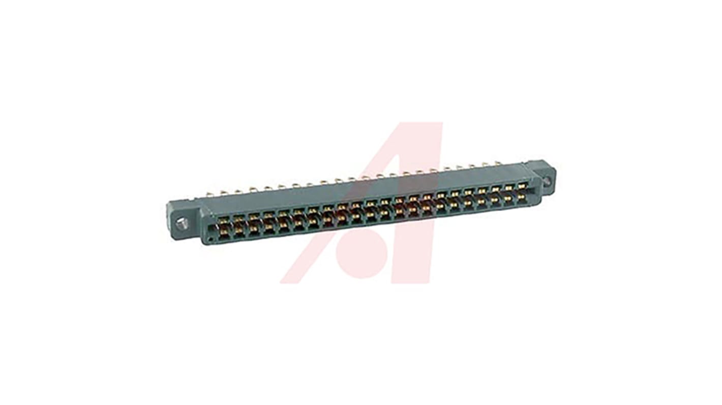 Conector de borde Cinch Connectors, 44 contactos, Montaje en Panel