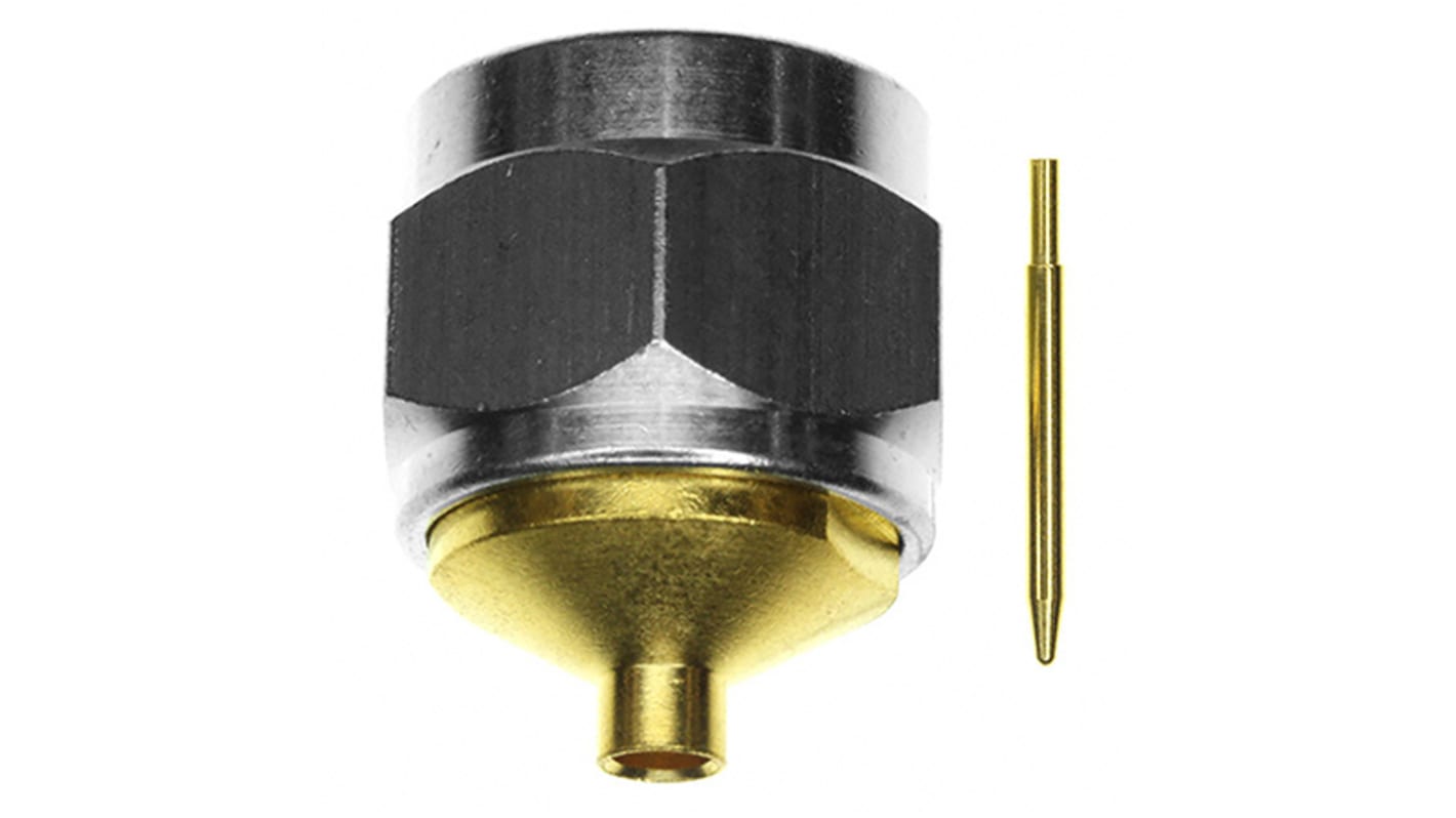 Cinch Connectors, Plug Cable Mount N Connector, 50Ω, Solder Termination, Straight Body