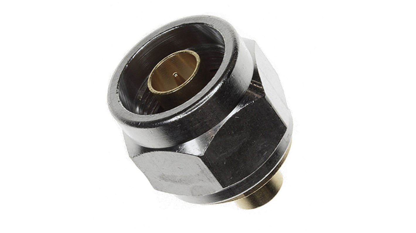 Cinch Connectors, Plug Cable Mount N Connector, 50Ω, Solder Termination, Straight Body