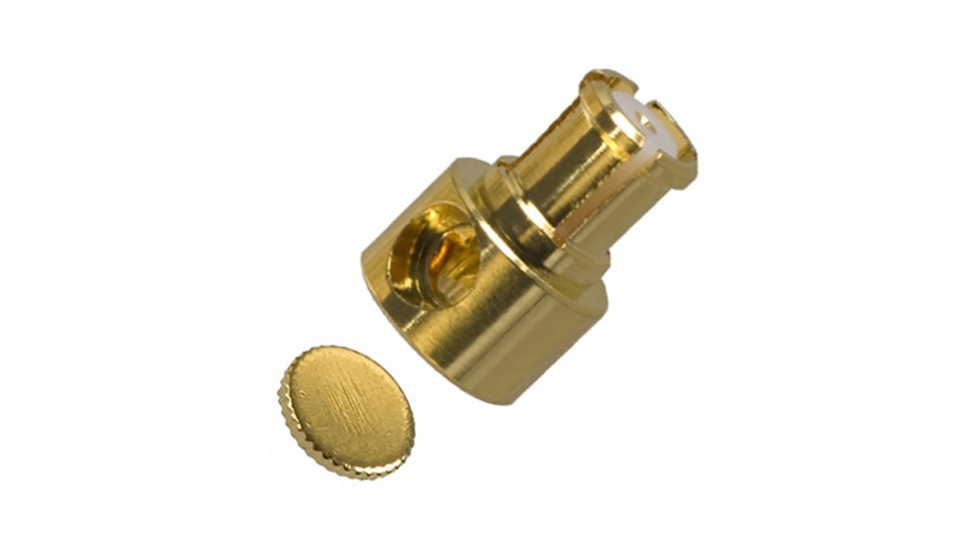 Cinch Connectors, jack Cable Mount SMP Connector, 50Ω, Solder Termination, Right Angle Body