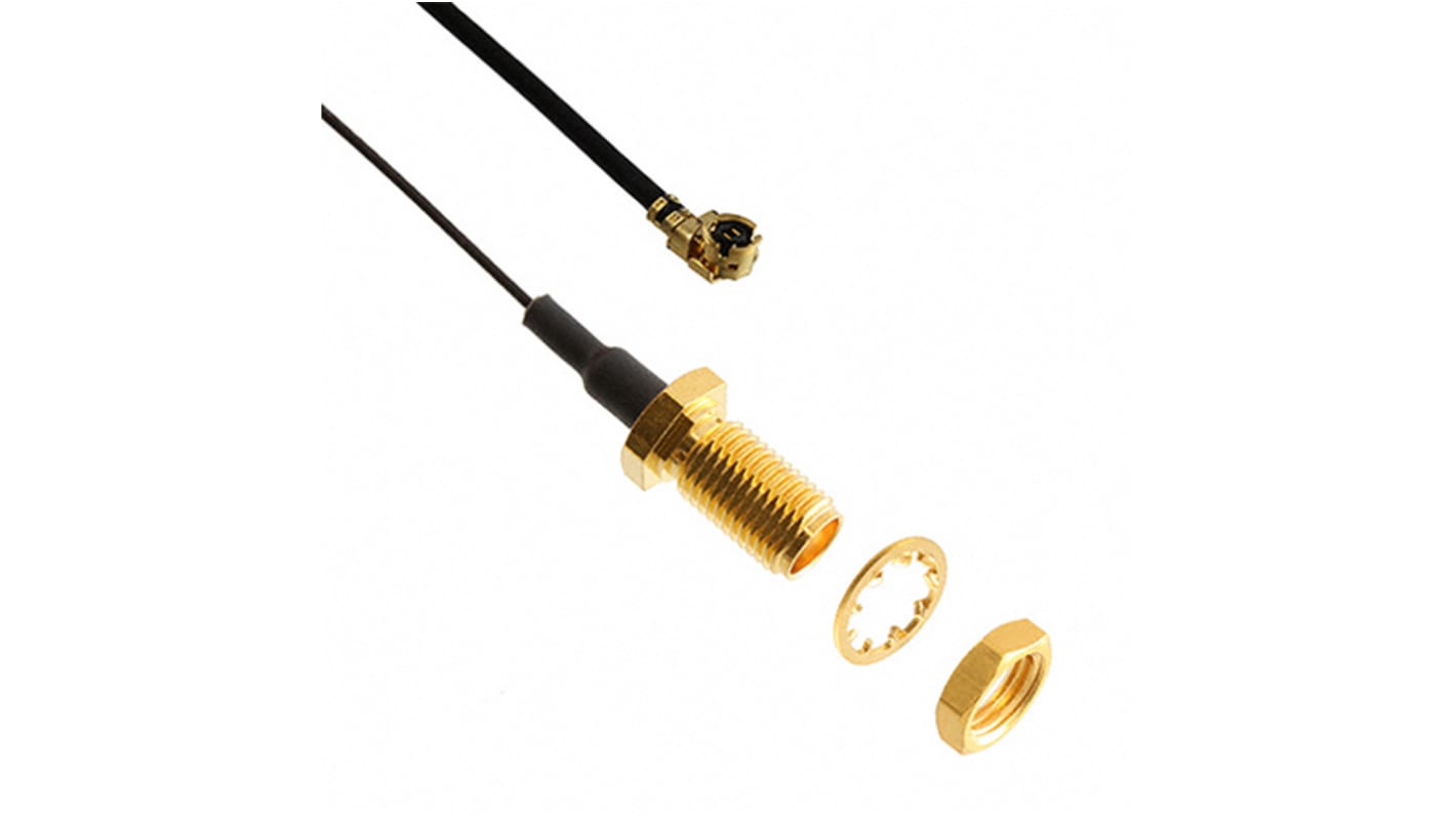 Cinch Connectors 415 Series Coaxial Cable, 150mm, Terminated