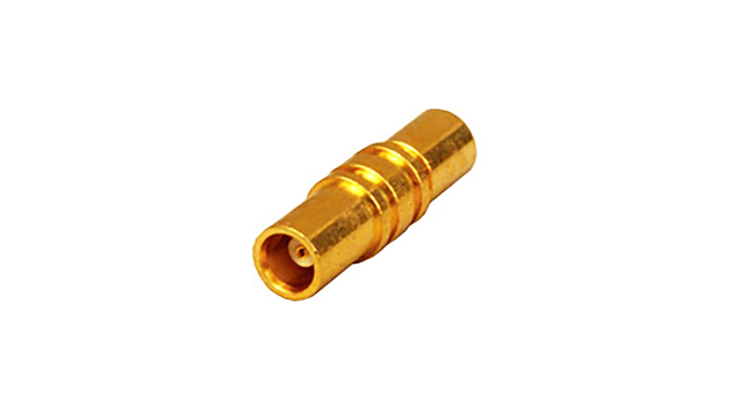 Adaptador de RF Cinch Connectors 133-3901-801 50Ω, Hembra Recta MCX a Hembra MCX, 6GHz Normal Oro sobre níquel sobre