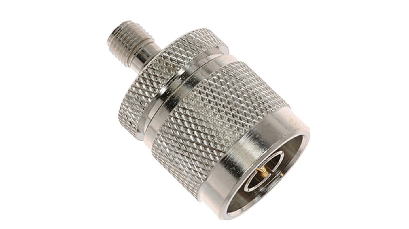 Adaptador coaxial Cinch 29-3840 50Ω, Hembra Recta SMA a Macho N Níquel