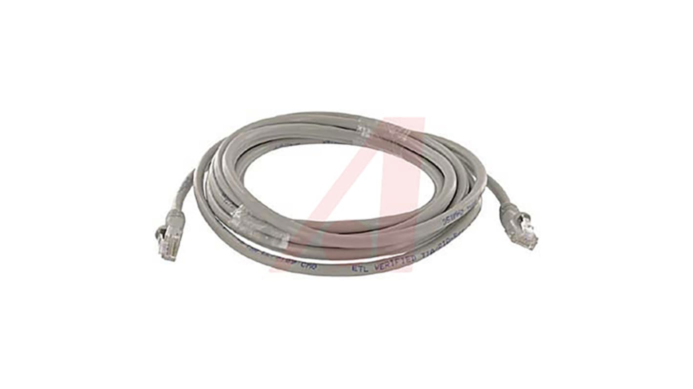 Câble Ethernet catégorie 5e U/UTP Cinch, Gris, 15m PVC Avec connecteur