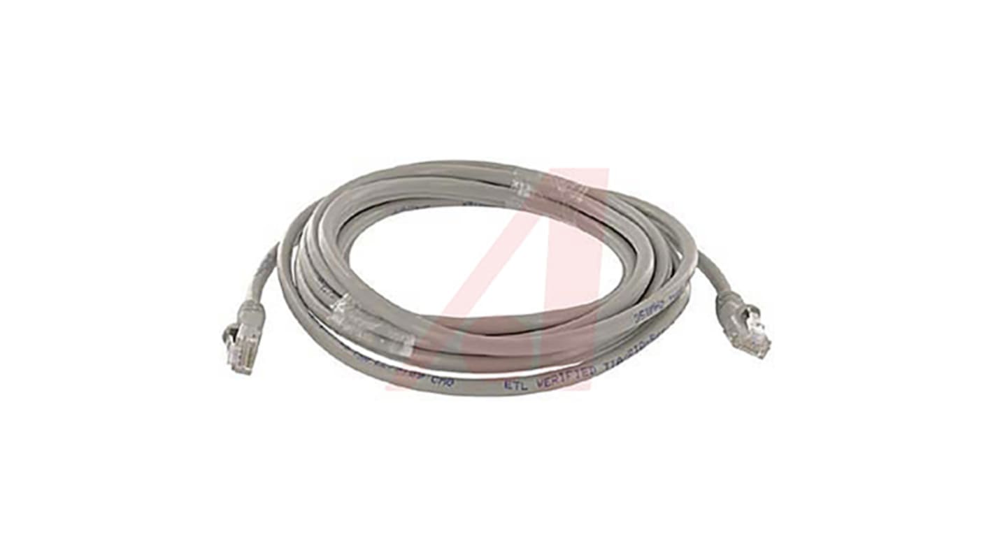 Cinch Connectors Cat5e Ethernet Cable, U/UTP, Grey PVC Sheath, 7.6m