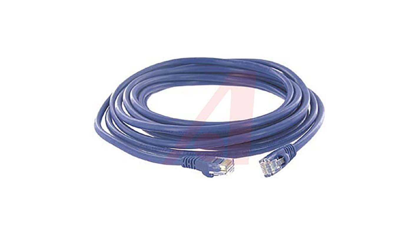 Cinch Connectors Cat5e Ethernet Cable, U/UTP, Blue PVC Sheath, 15m