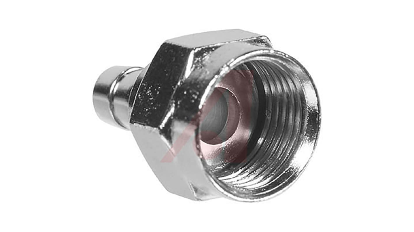 Cinch Connectors, Plug Cable Mount F Connector, 75Ω, Crimp Termination, Straight Body