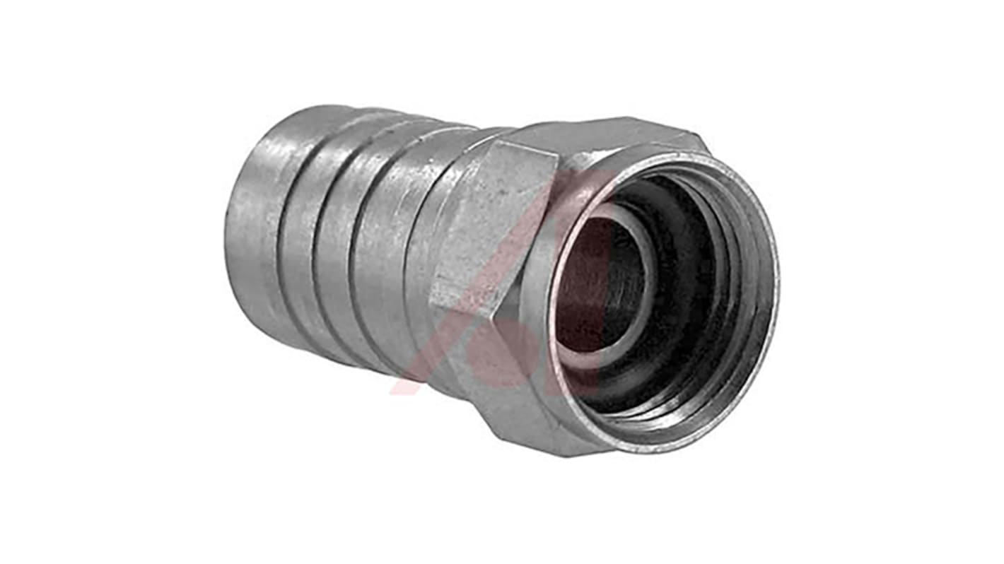 Cinch Connectors, Plug Cable Mount F Connector, 75Ω, Crimp Termination, Straight Body