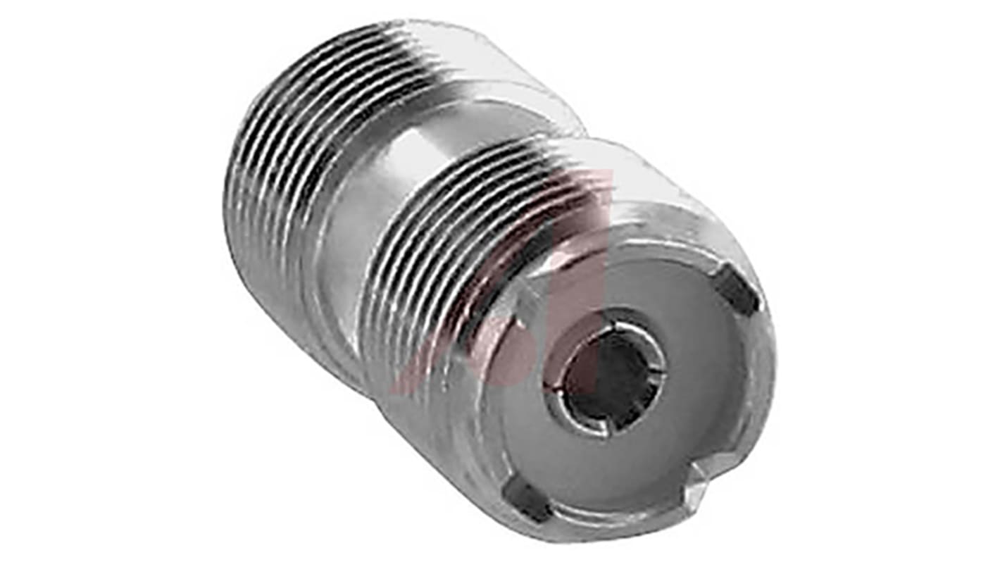 Conector coaxial Cinch 25-7330, Hembra, Recto, 0 to 500MHZ, Níquel