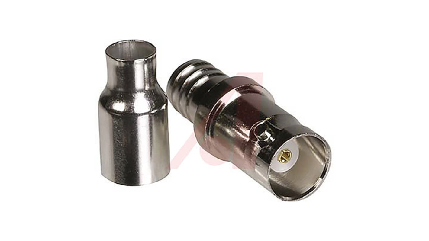 Cinch, jack Cable Mount BNC Connector, 50Ω, Solder Termination, Straight Body