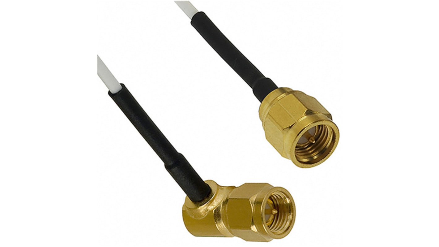 Cinch Connectors 415 Series Coaxial Cable, 609.6mm, RG178 Coaxial, Terminated