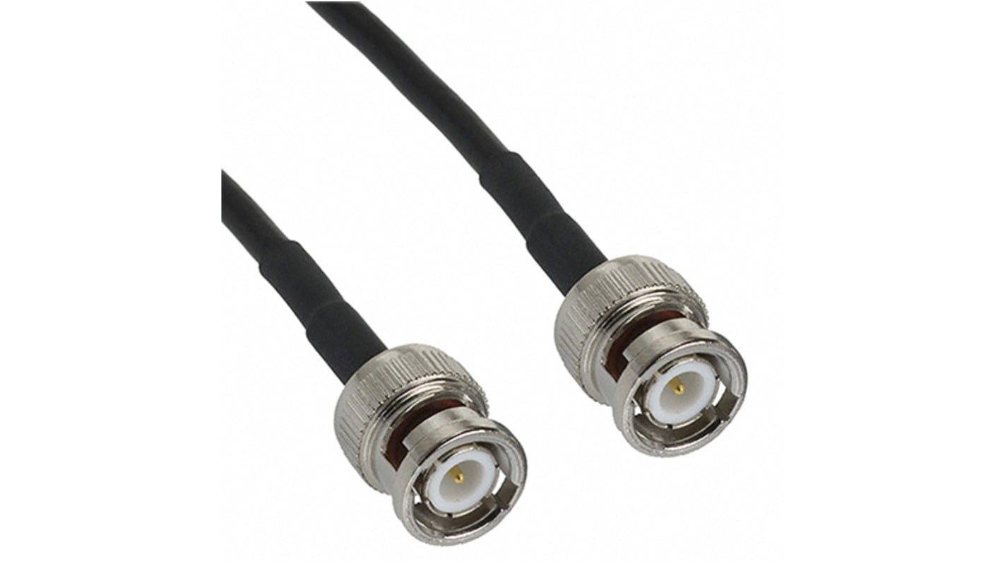 Cinch 415 Series Male BNC to Male BNC Coaxial Cable, 304.8mm, Belden 8218 Coaxial, Terminated