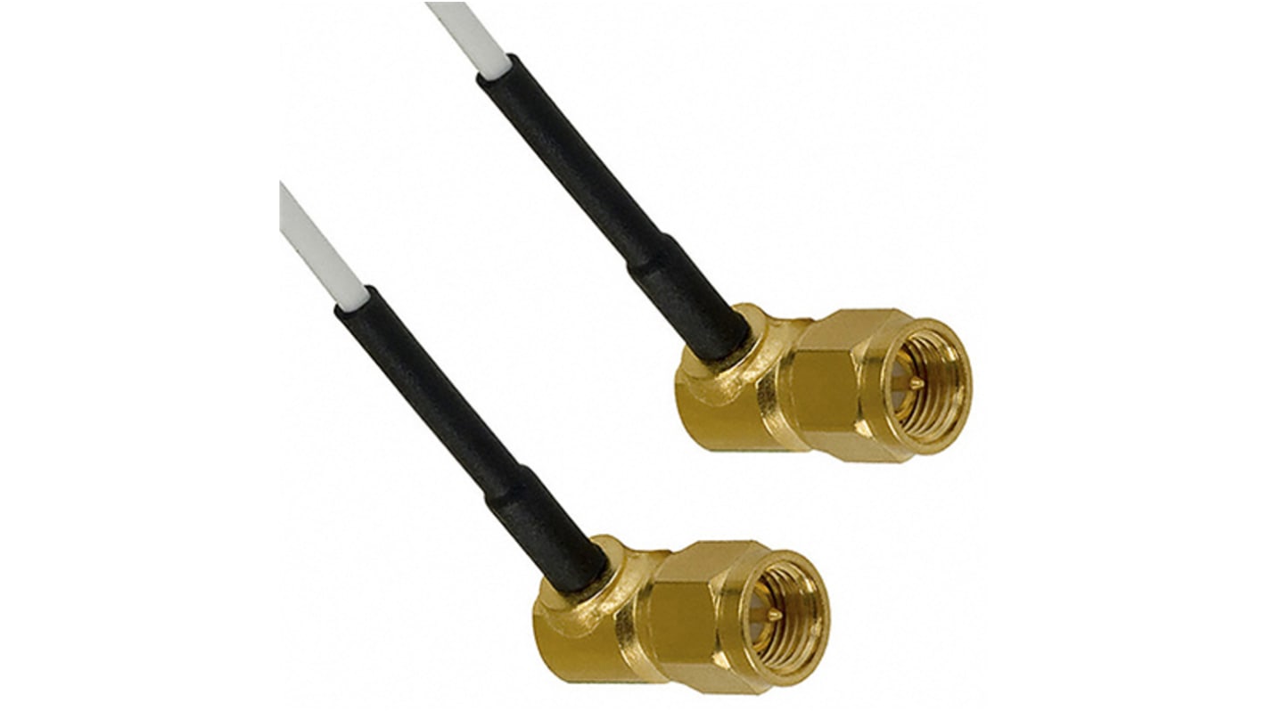 Cinch Connectors 415 Series Coaxial Cable, 609.6mm, RG178 Coaxial, Terminated