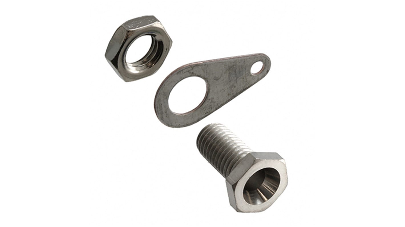 Cinch Connectors Female Banana Socket, 4 mm Connector, Solder Termination, 15A, Nickel Plating