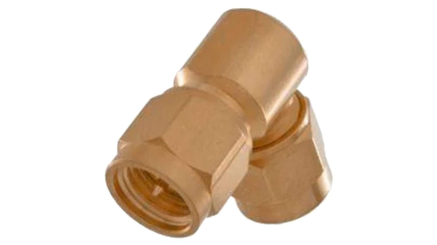 Cinch SMA Series, Plug Cable Mount SMA Connector, 50Ω, Solder Termination, Straight Body