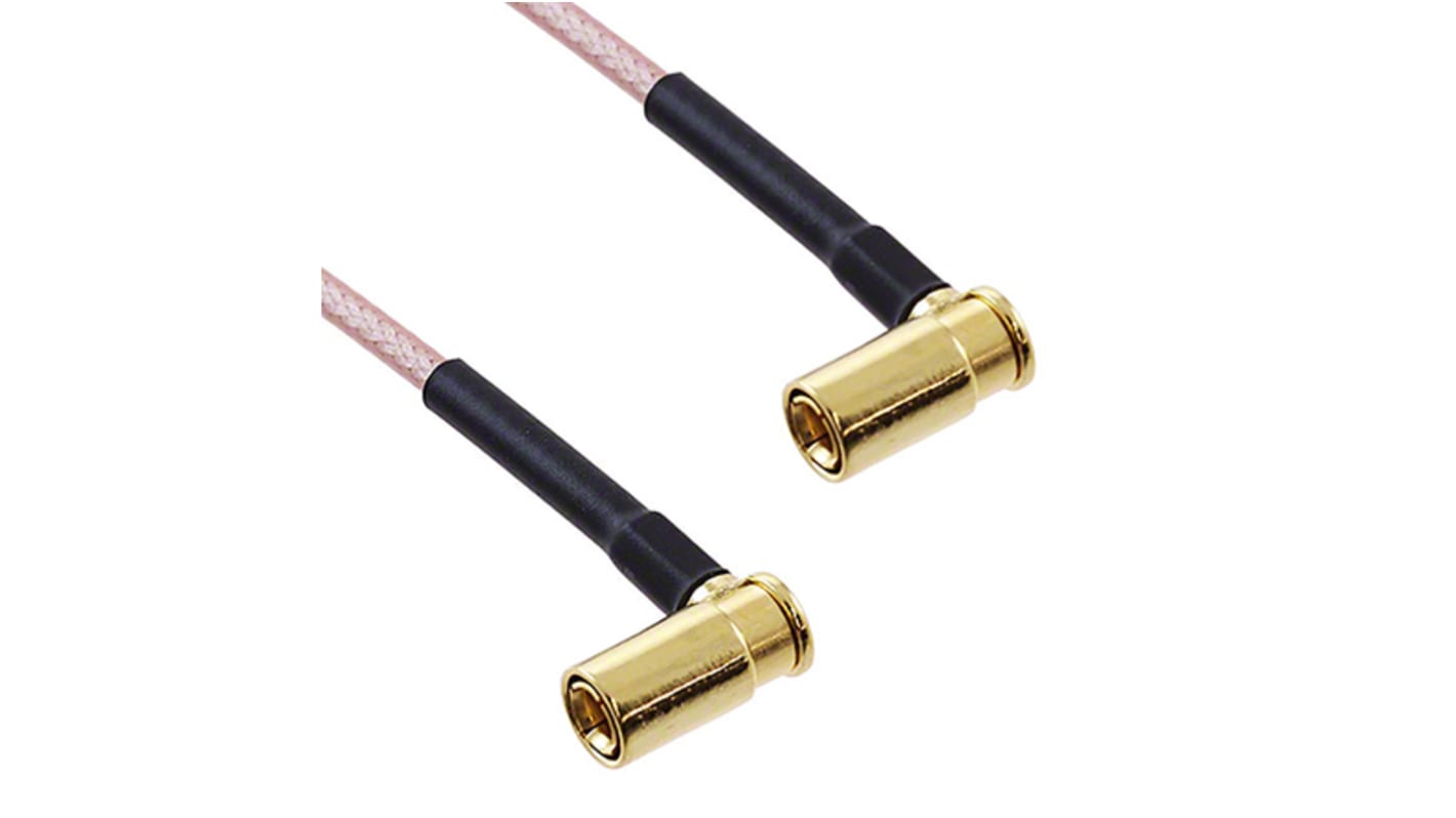 Cable coaxial RG316 Cinch, 50 Ω, con. A: PYMES, Macho, con. B: PYMES, Macho, long. 152.4mm