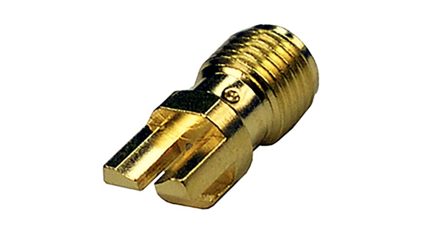 Conector coaxial Cinch 142-0761-891, Hembra, Recto, Impedancia 50Ω, Montaje de Borde, Terminación de Soldador, 0 to