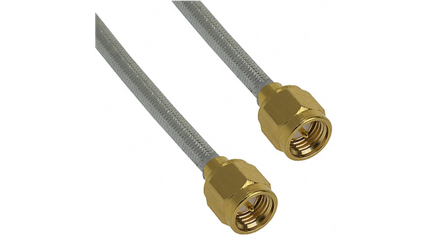 Cinch Connectors 415 Series Male SMA to Male SMA Coaxial Cable, 101mm, Hand Formable 0.141 Coaxial, Terminated