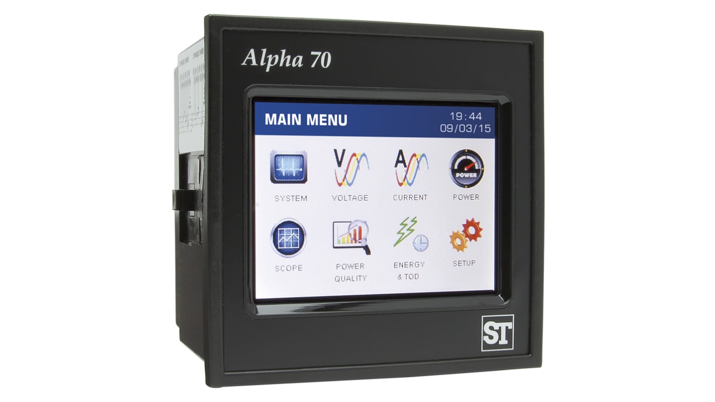 Contatore di energia Sifam Tinsley, Alpha 70, display LCD a 14 cifre