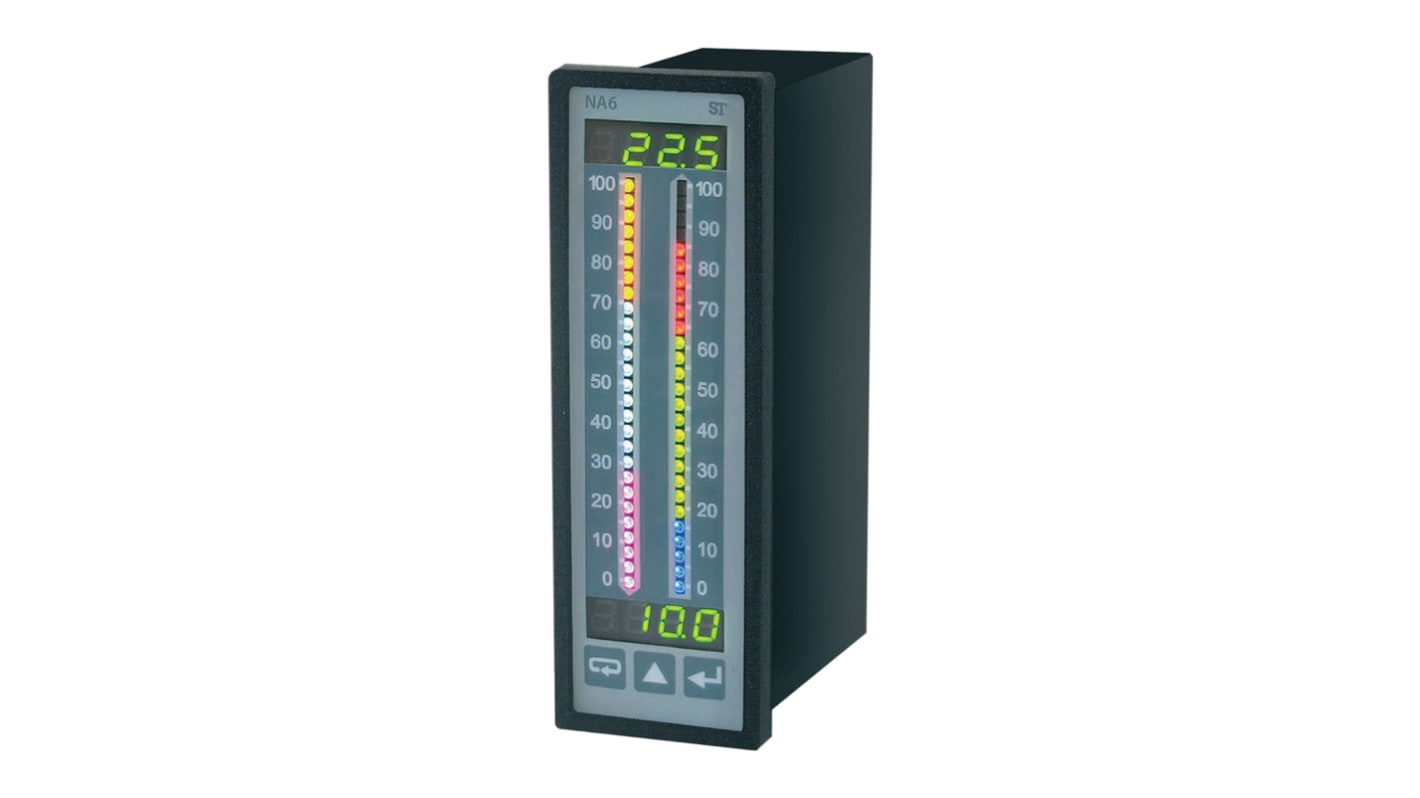 Sifam Tinsley NA6 LED Digital Panel Multi-Function Meter, 137.5mm x 44mm