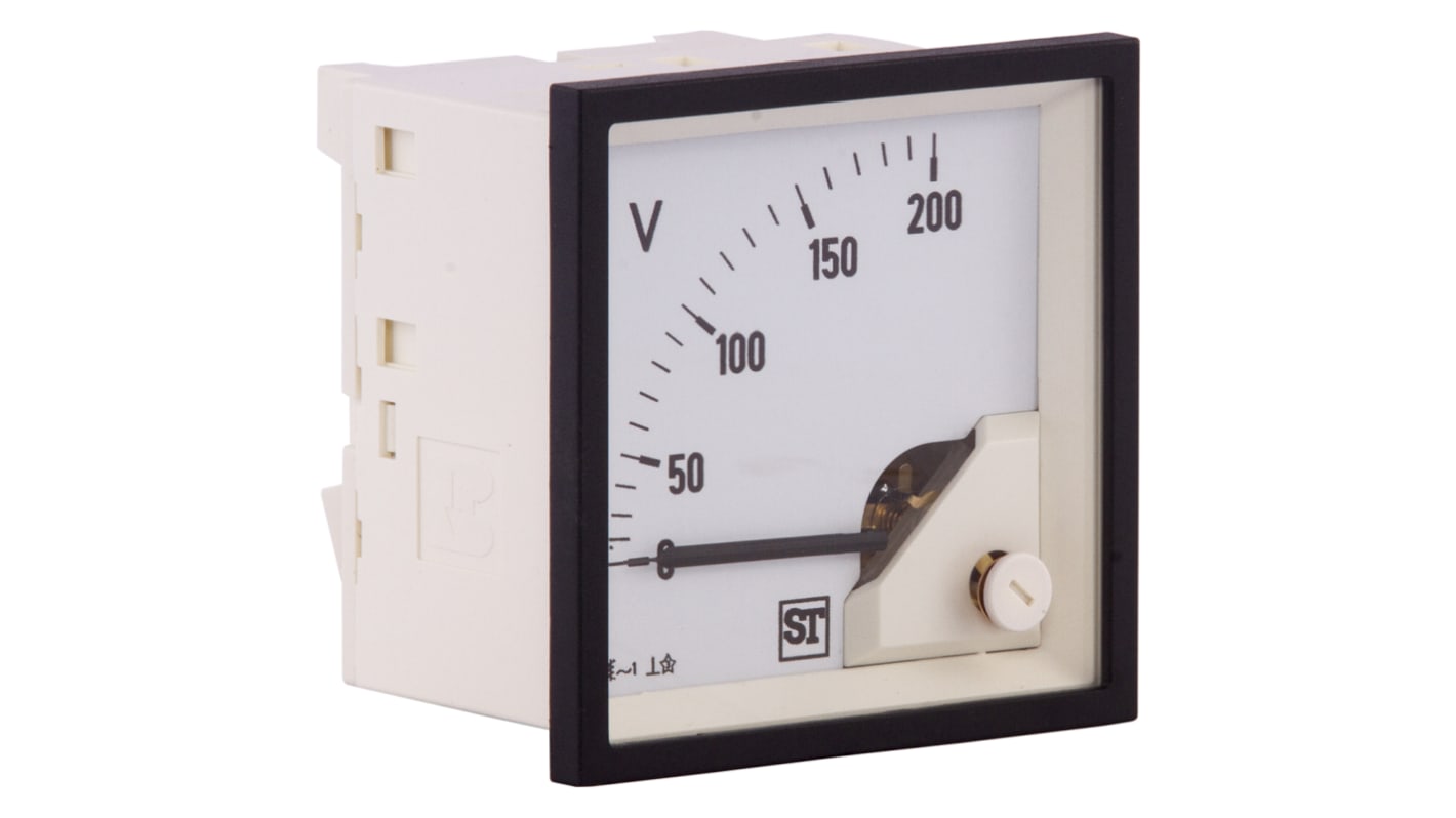 Sifam Tinsley Sigma Series Analogue Voltmeter AC, 68 x 68 mm