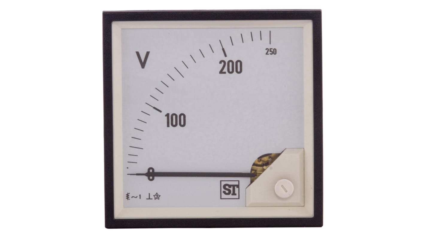 Voltmètre analogique Sifam Tinsley Sigma, V c.a. 0 → 250V c.a.