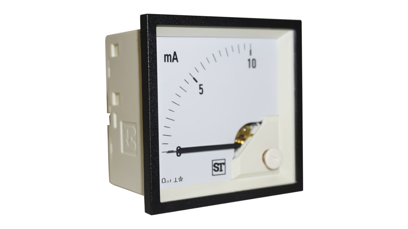 PQ74-I20L2N1CAW0ST | Sifam Tinsley Sigma Analogue Panel Ammeter 20mA DC ...