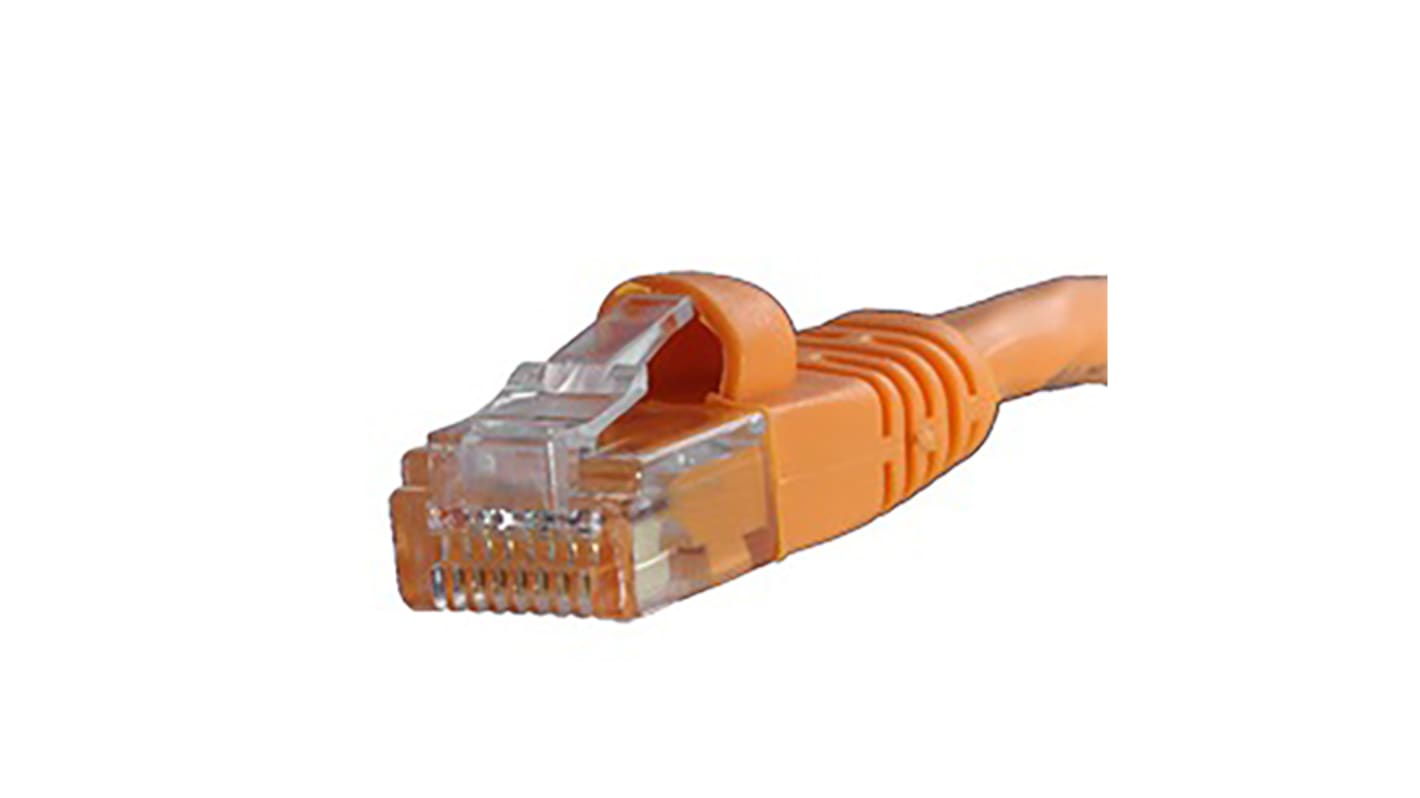 Cinch Connectors Cat5e Ethernet Cable, U/UTP, Orange PVC Sheath, 910mm