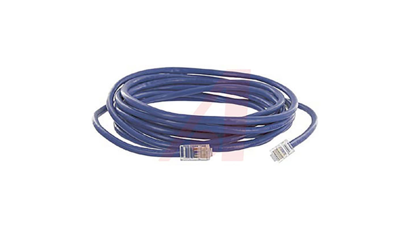 Cinch Connectors 73 Ethernetkabel Cat.5e, 910mm, Blau Patchkabel U/UTP