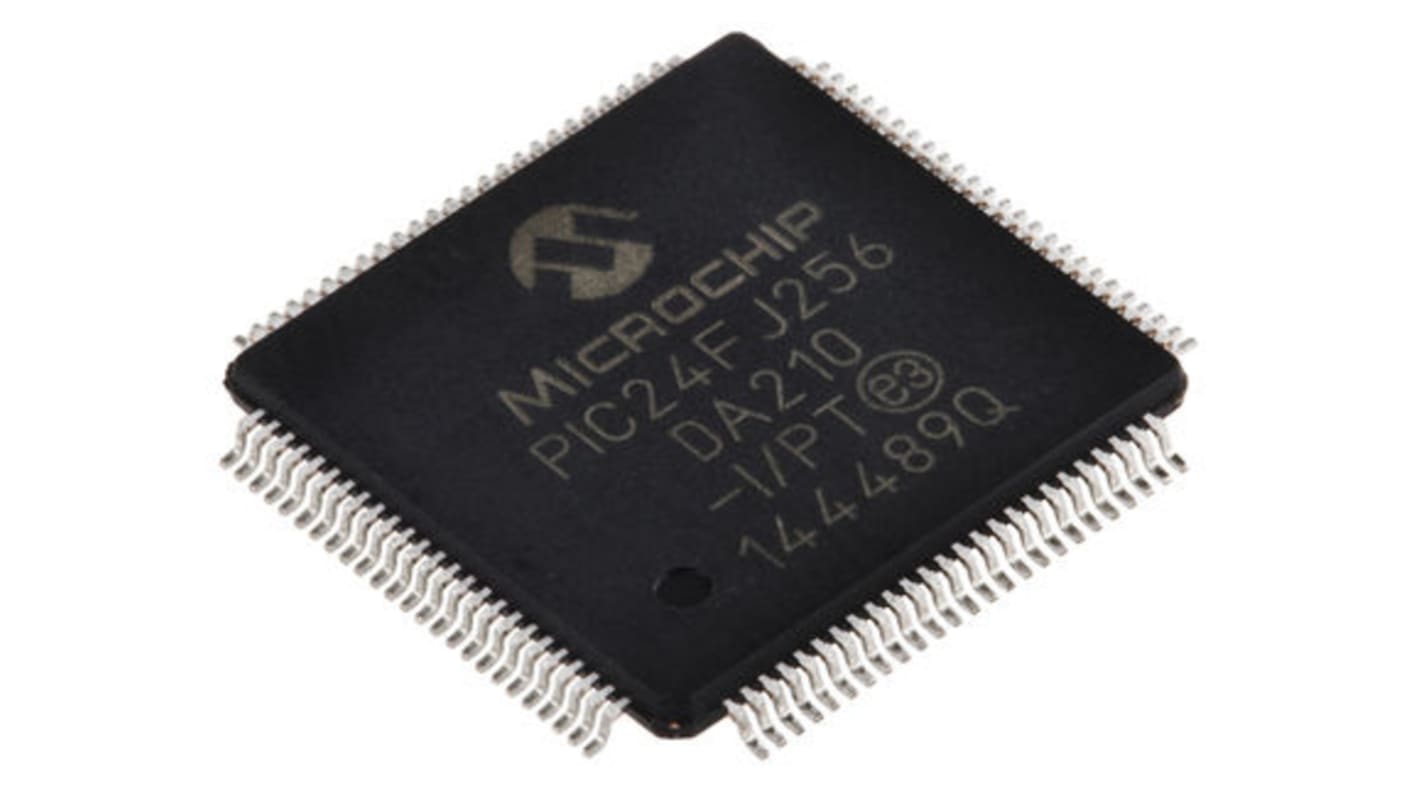 Microchip マイコン, 100-Pin TQFP PIC24FJ256DA210-I/PT