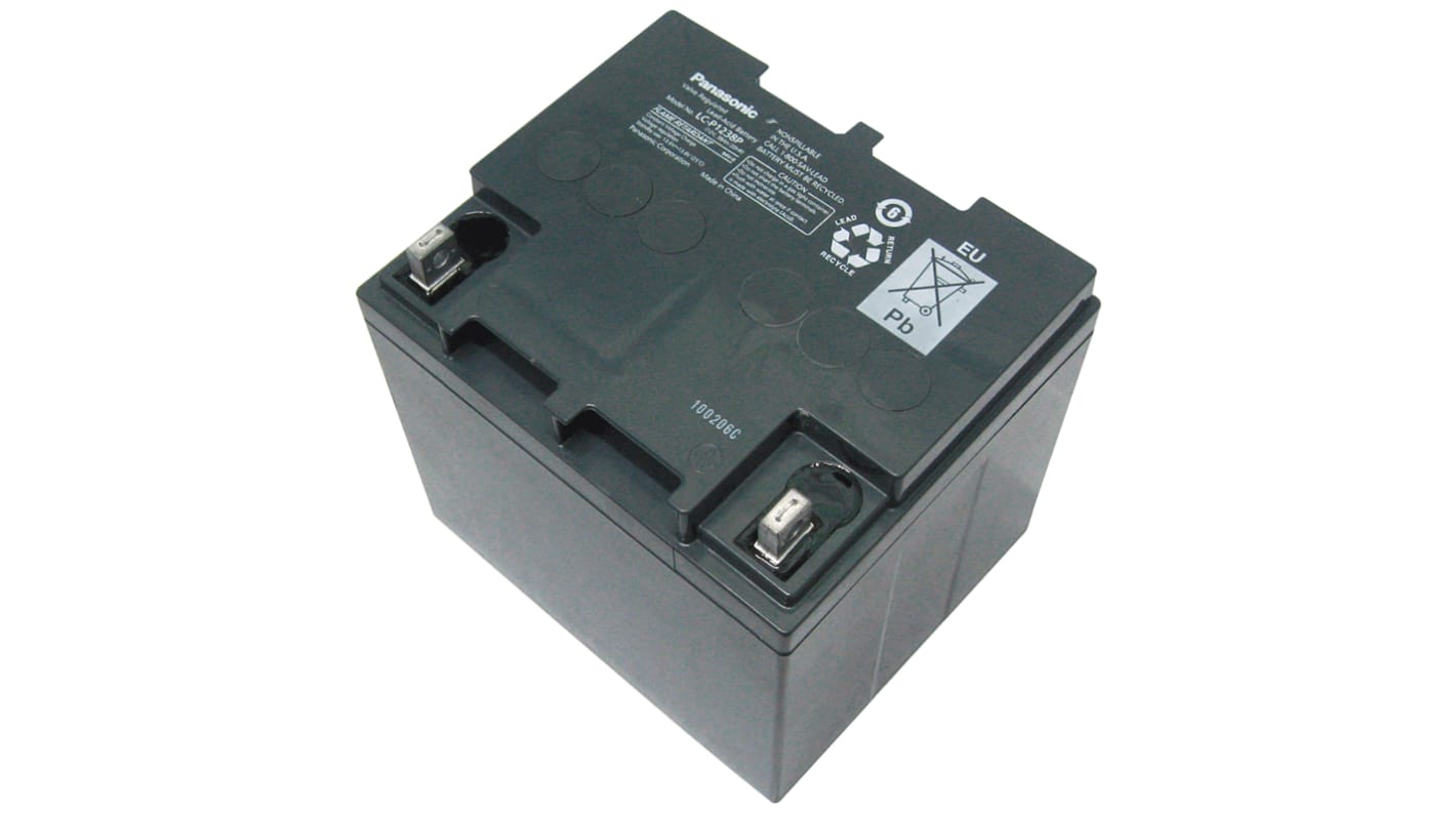 Panasonic 12V M5 Sealed Lead Acid Battery, 38Ah