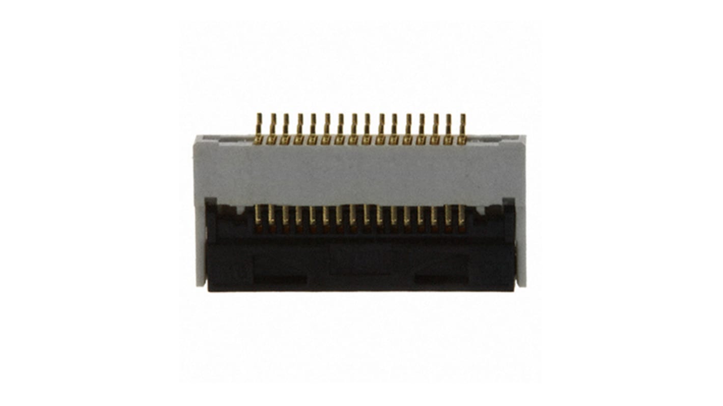 Conector FPC macho Ángulo de 90° KYOCERA AVX serie 6288 de 16 vías, paso 0.5mm, 1 fila