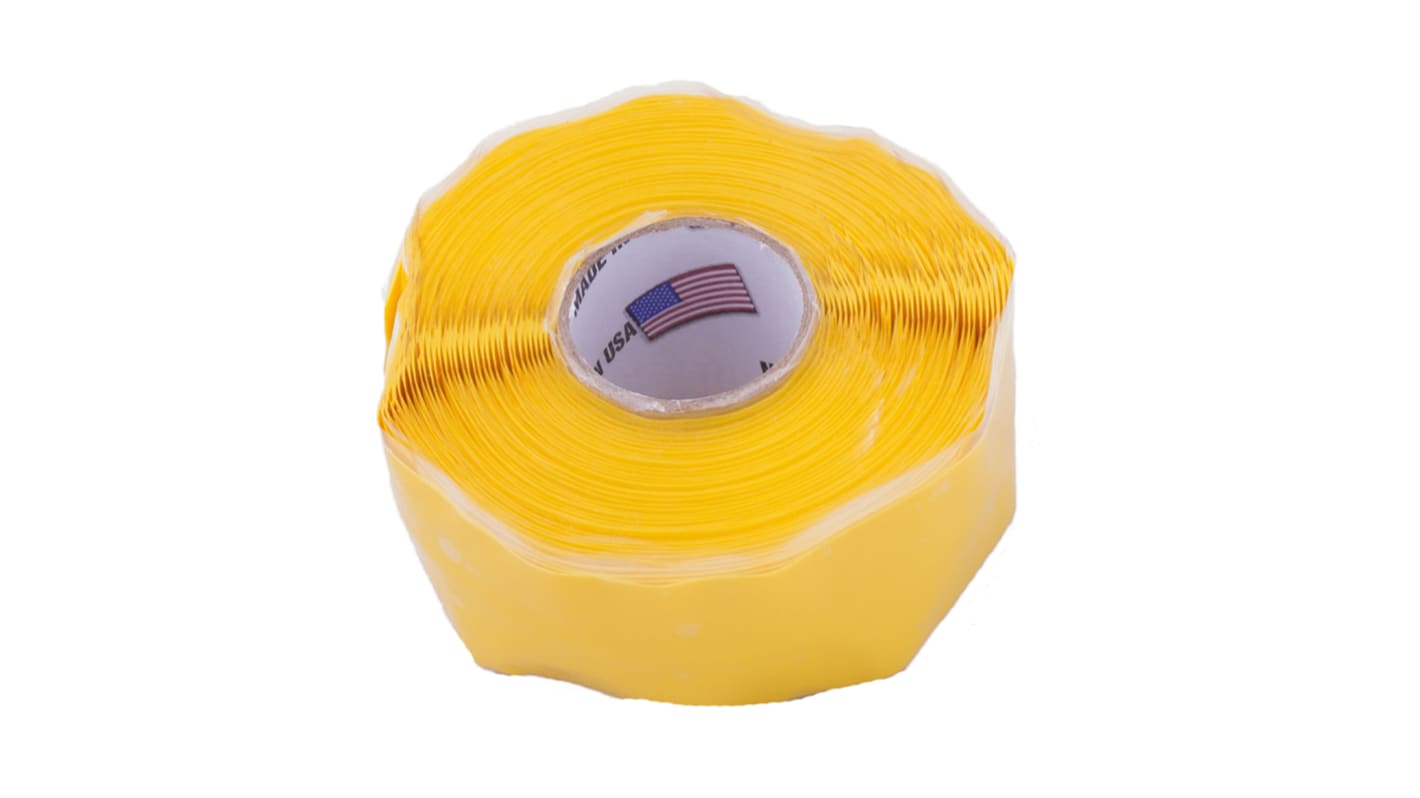 Wessex Technical Products Ltd Yellow Self Amalgamating Tape 25.4mm x 6.01m