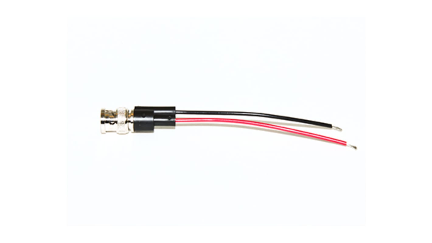 Cable de prueba BNC Mueller Electric de color Negro, Macho, 300V ac, 100mm