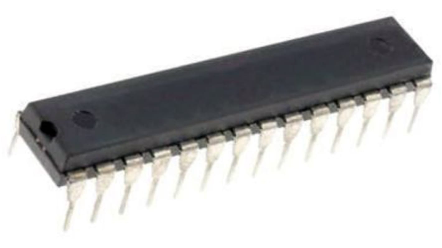 Microcontrôleur, 8bit, 1,024 ko, 3,648 ko RAM, 32 Ko, 64MHz, SPDIP 28, série PIC18F
