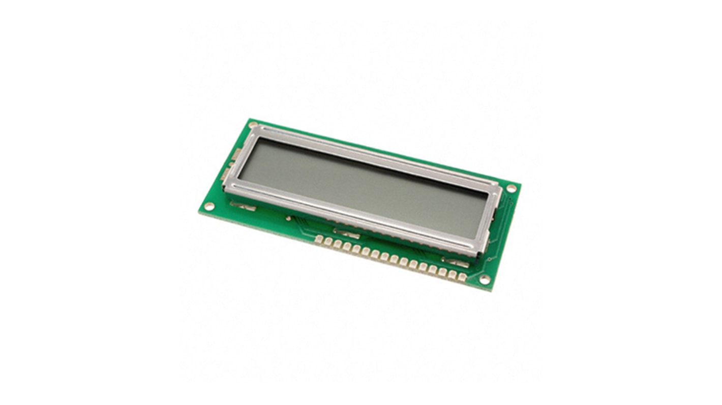 Lumex LCM-S01601DTR Alphanumeric LCD Display, 1 Row by 16 Characters, Reflective